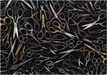 Thread and Thimbles Scissors